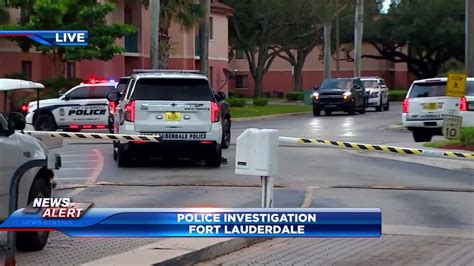 Police investigation underway after domestic dispute leads to shooting in Fort Lauderdale; 1 in custody